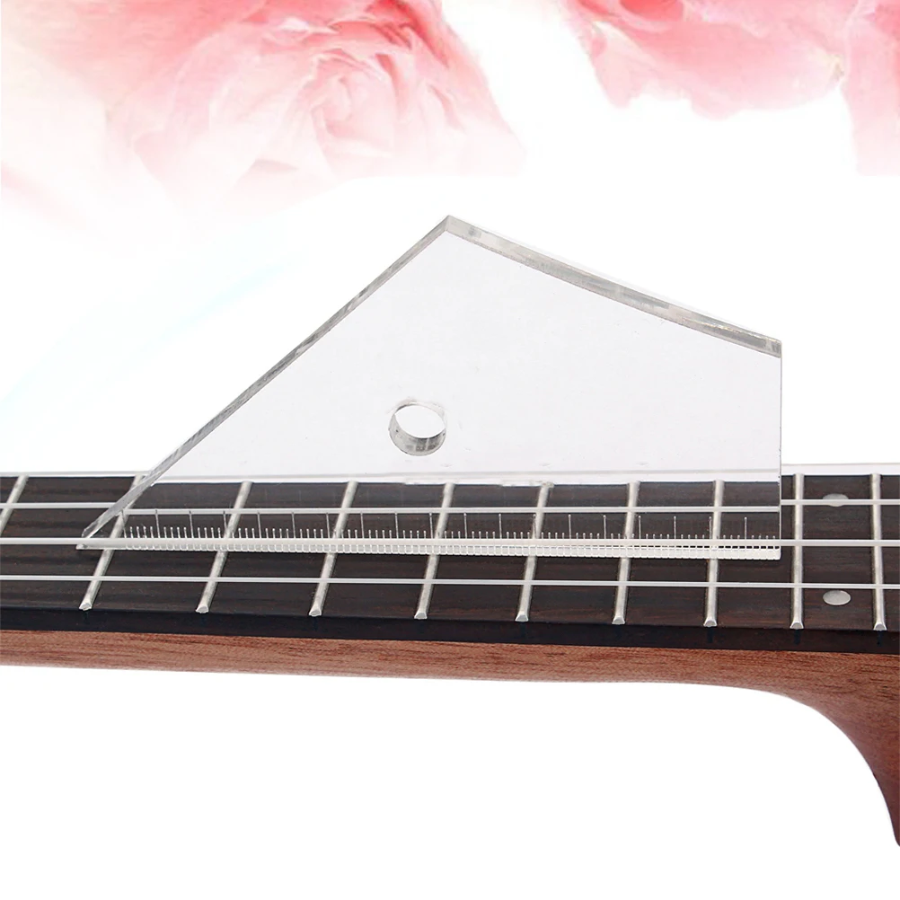 

Fret Rocker 4-In-1 Guitar Luthier Tool Stainless Straightedge For Fret Leveling Electric Bass Folk Guitars