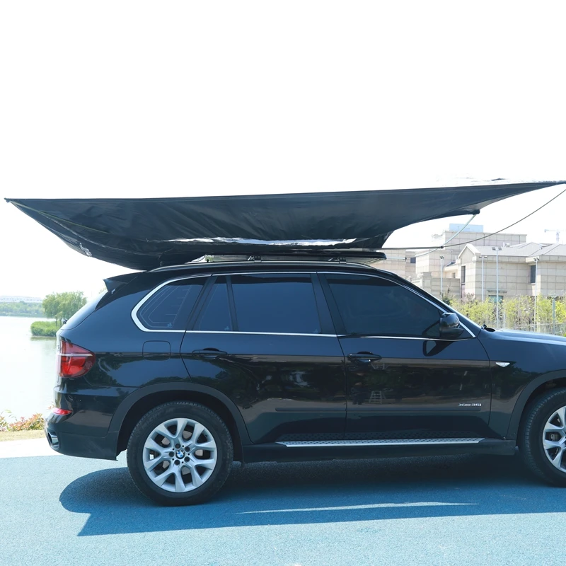 Portable Folding Outdoor Fully Automatic Car Sunshade Car Umbrellas With Remote Control Roof Smart Car Parasol