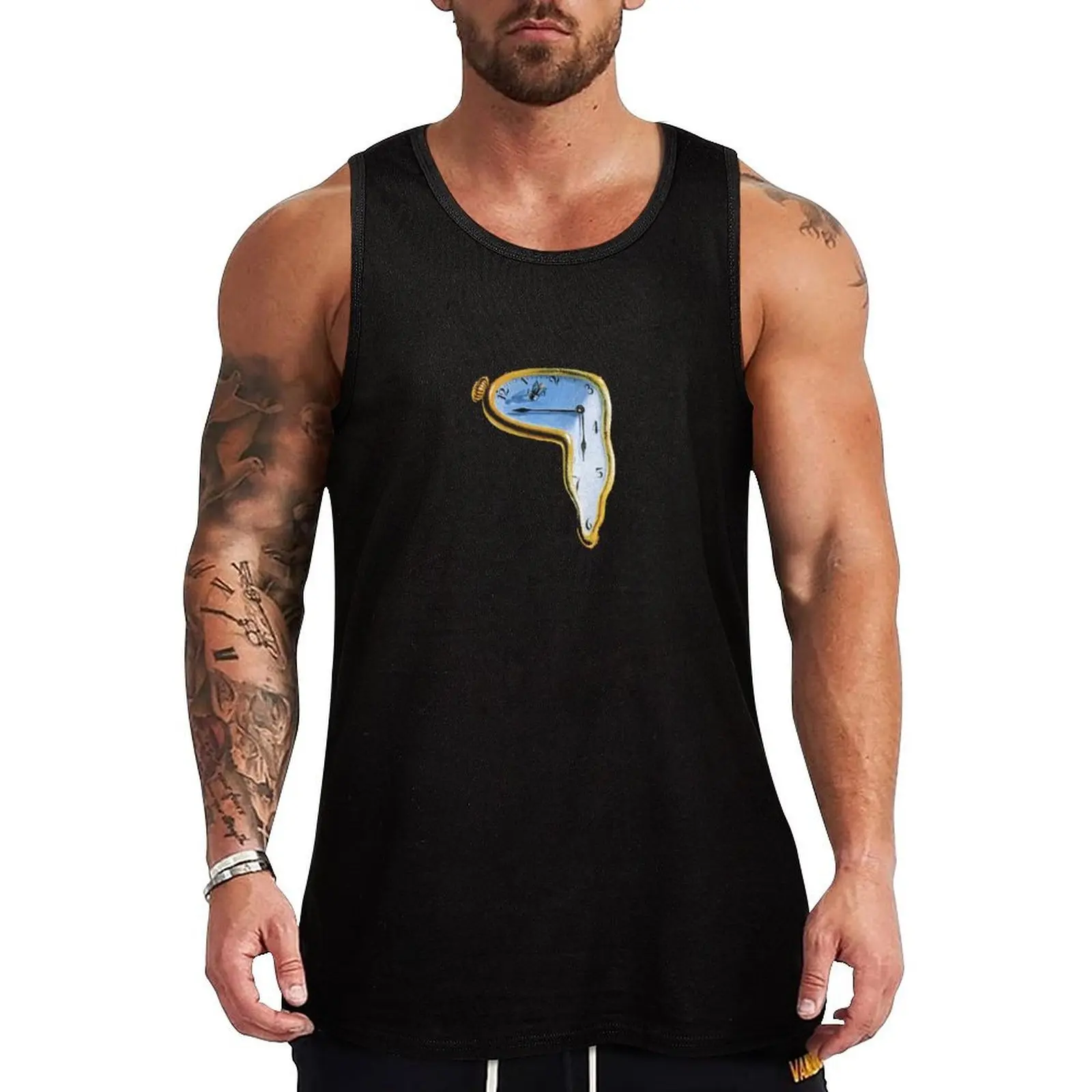 Salvador Dali : The Persistence of Memory Tank Top Urban Street Tank Top Chemise décontractée sans manches