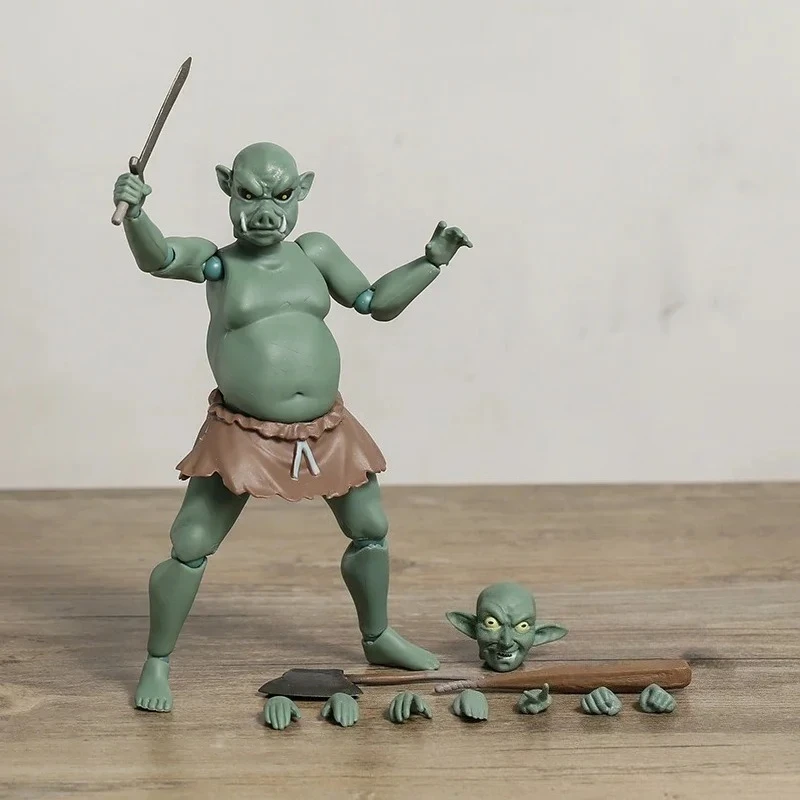ゴブリンフィギュア1/12スケール6インチ,アクセサリー付きアクション