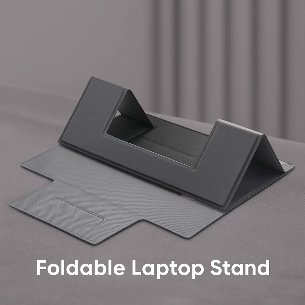 Foldable Laptop Stand Ultra-thin Invisible Design Laptop Holder Support Heat Dissipation Height Adjustable