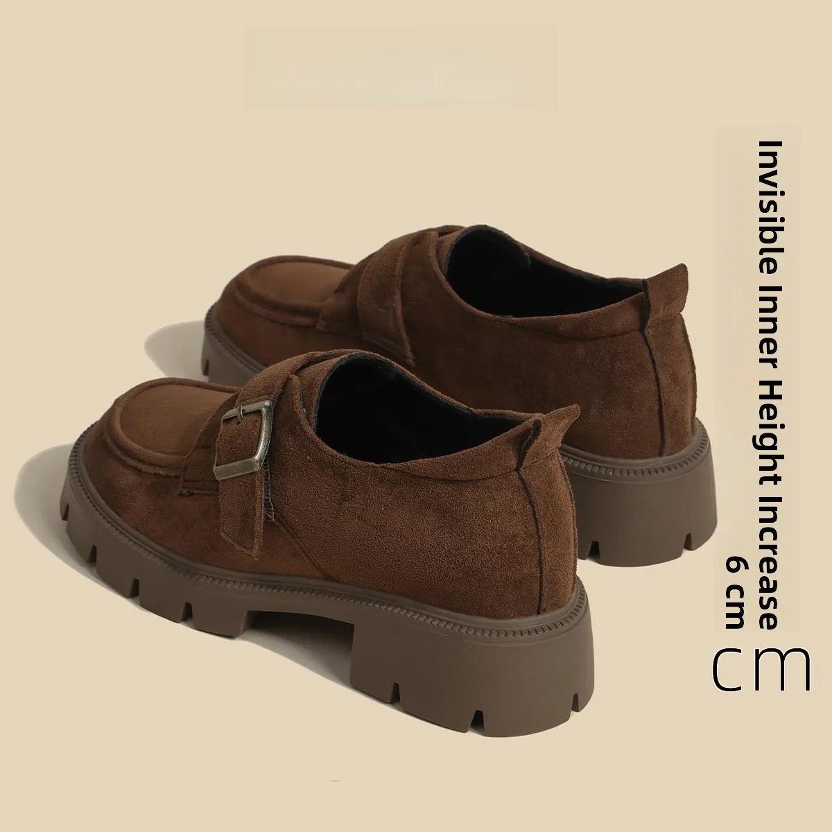 

Женские лоферы на скрытой танкетке с флисовой подкладкой, новые, из натуральной кожи, повседневные, с круглым носком, на резиновой подошве