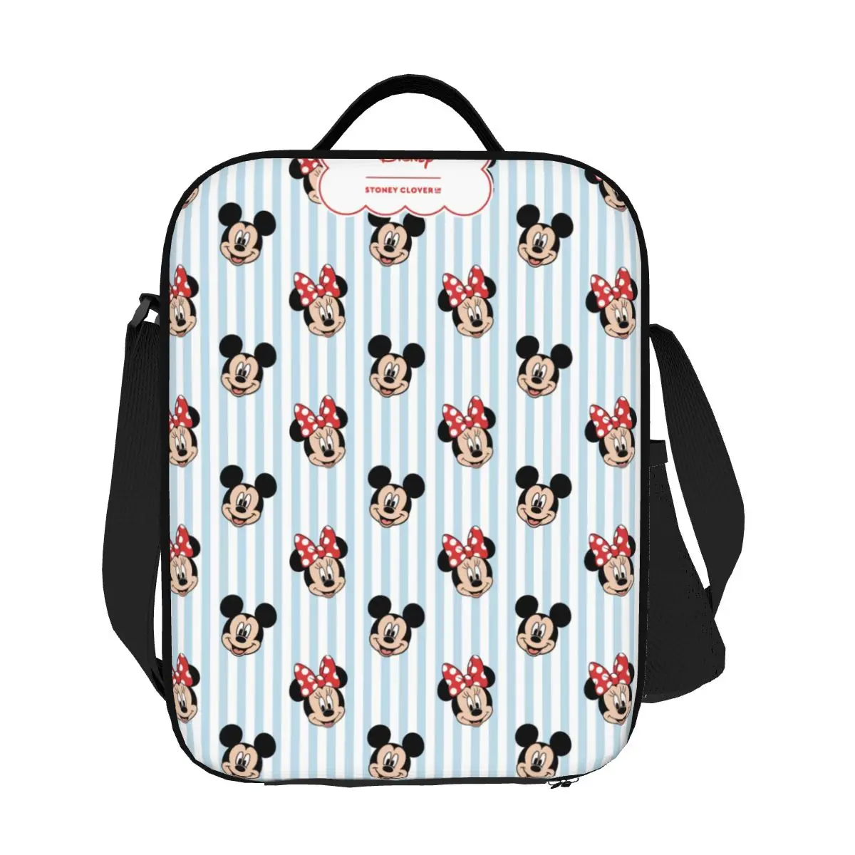 

Custom American TV Animation Mickey Mouse Insulated Lunch Bags for Women Resuable Cooler Thermal Food Lunch Box School