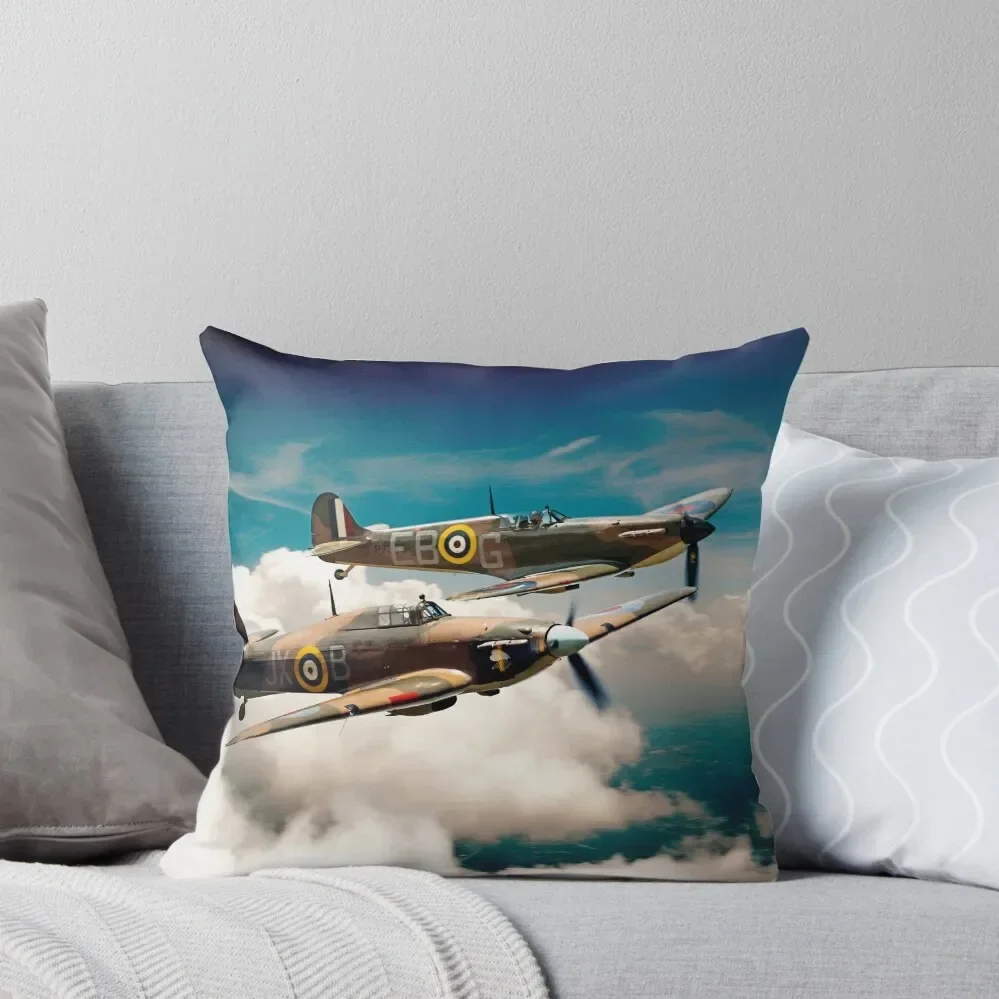 BBMF Spitfire and Hurricane Throw Pillow Luxury Sofa Cushions Decorative Pillow Covers For Sofa pillow