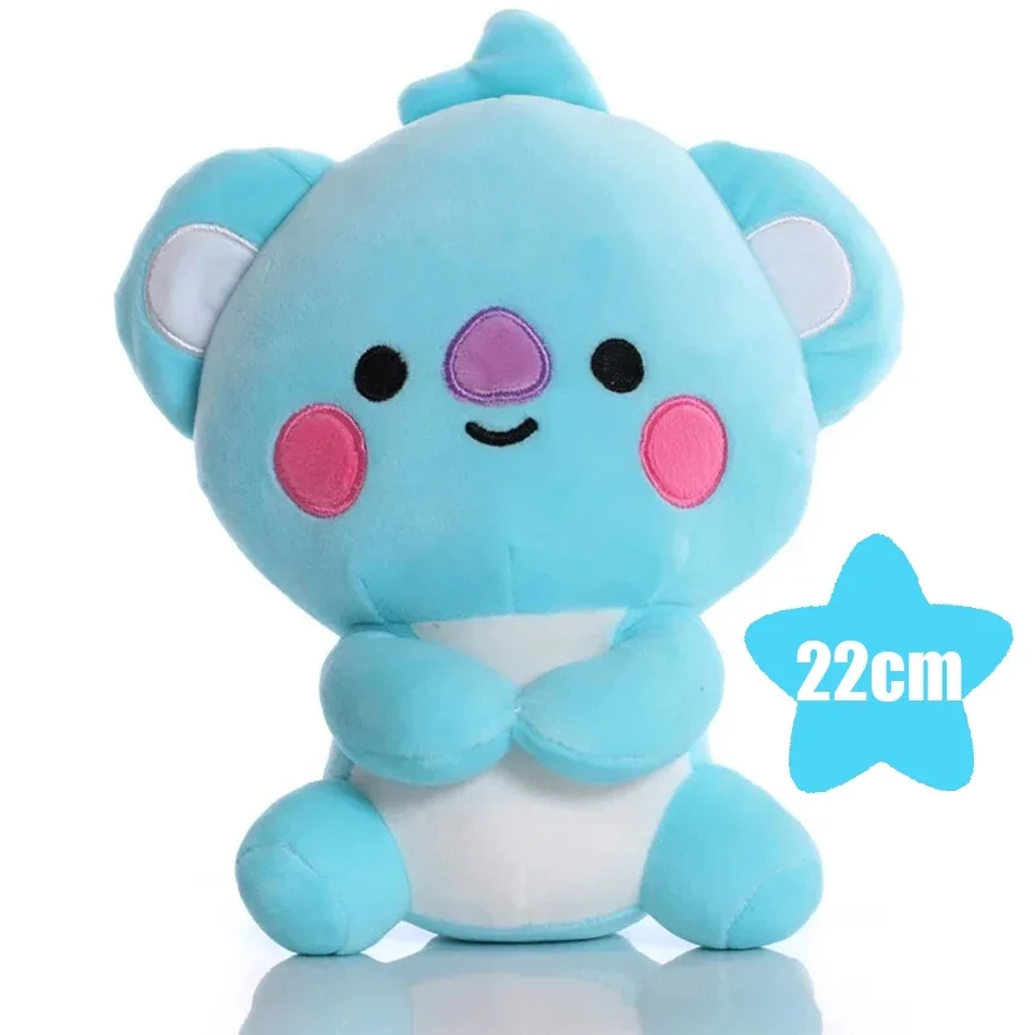 B-T-21 Cartoon-Tier Plüschtier Schlüsselanhänger Handy-Anhänger Tata Koay Shooky Mang Cooky Büro-Entspannungsgeschenk für Freunde Rucksack