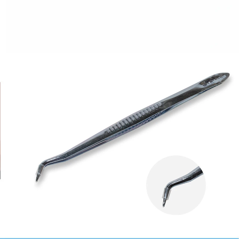 

100 шт./пакет, набор стоматологических хирургических пинцетов, 16 см, зубчатый изогнутый медицинский пинцет, щипцы, кровоостанавливающий инструмент для стоматологической лаборатории