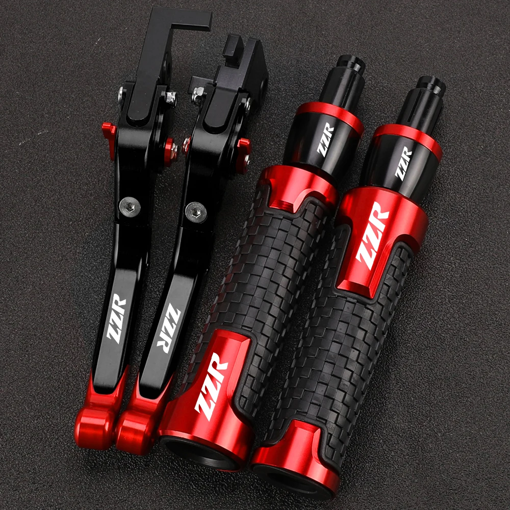 For Kawasaki ZZR600 ZZR 600 2005 2006 2007 2008 2009 Adjustable Folding Brake Clutch Levers Handle Lever Handlebar Grips Ends