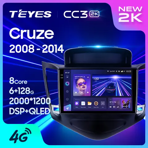 Chevrolet Cruze J300 2K Multimedia Radio TEyes