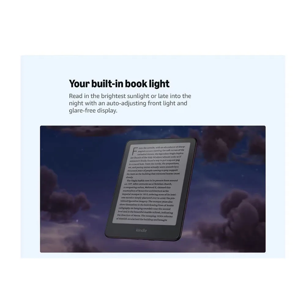 Kindle Paperwhite Signature Edition الجيل الثاني عشر 2024 قارئ الكتب الإلكترونية 7 "ضبط السطوع التلقائي 16 جيجابايت قارئ الكتب الإلكترونية #6