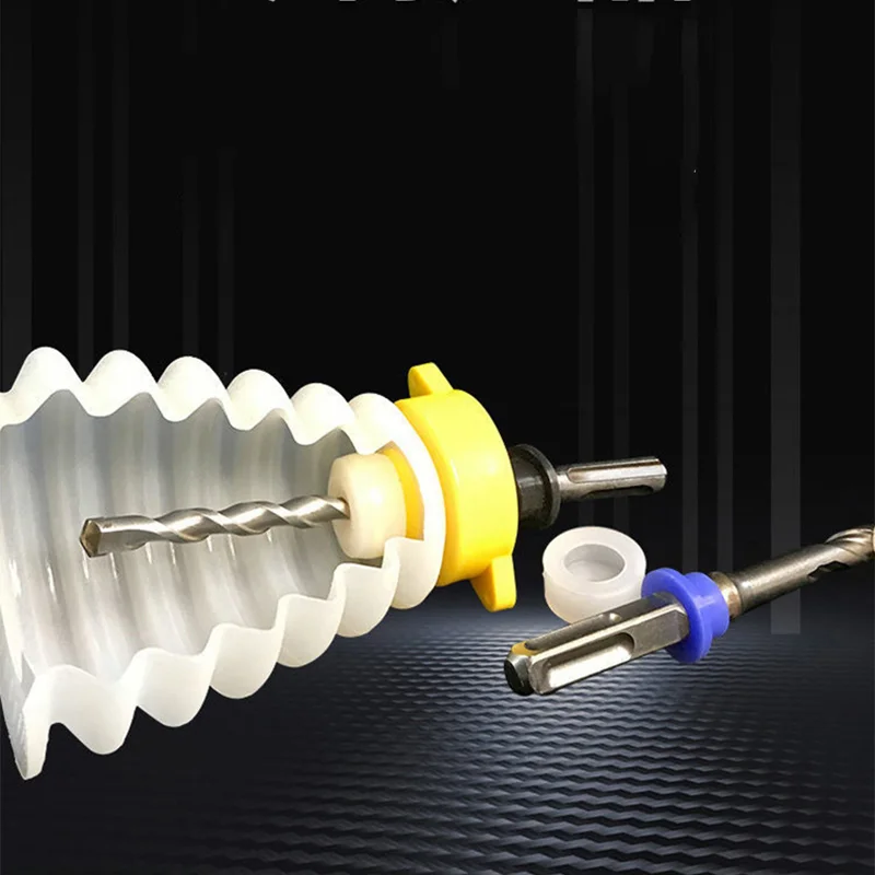 Dust Cover for Electric Drill, Dust Collection Bowl for Impact Drill, Dust Collector Sleeve for Hammer Drill.