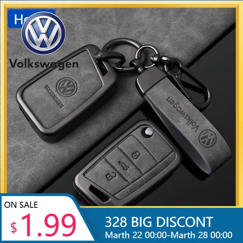 

Новый кожаный чехол-протектор для ключей автомобиля VW Volkswagen Golf 7 MK7 Tiguan MK2 T-roc T-cross высокого качества