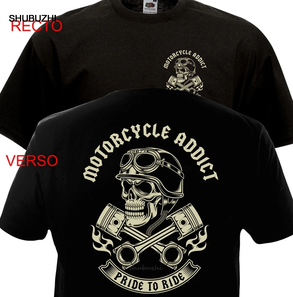 Camiseta de manga corta para hombre, camisa con estampado de talla grande, para motociclista, Chopper, Bobber, Motard, Motorrad, de verano