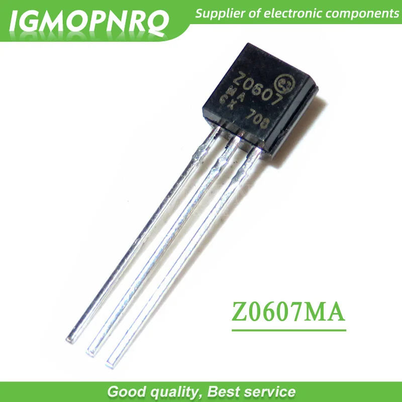 100 stücke z0607ma z0607 bis-92 Triacs 0,8 Ampere Volt neues Original