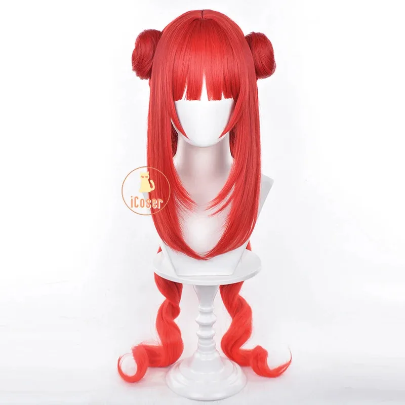 

aaa12 3Genshin Impact Nilou Cosplay Wig Red Long Hair Breeze of Sabaa New Skins Halloween Party for Women Girls Role Play Props