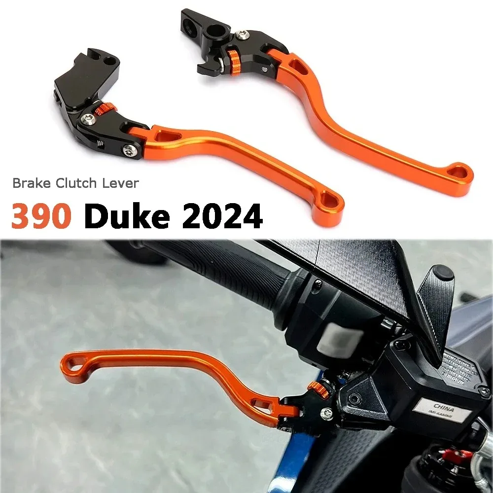 

CNC Aluminum Brake Clutch Levers Kit Motorcycle Handlebar Controls Accessories For 390 Duke 2024 390DUKE 390 duke DUKE 390Duke