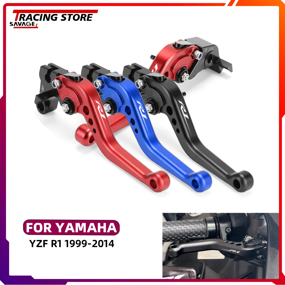 

YZFR1 Brake Clutch Lever For YAMAHA YZF R1 1999-2014 Motorcycle Accessories YZF-R1 Control Handles Lever Short Handlebar Lever