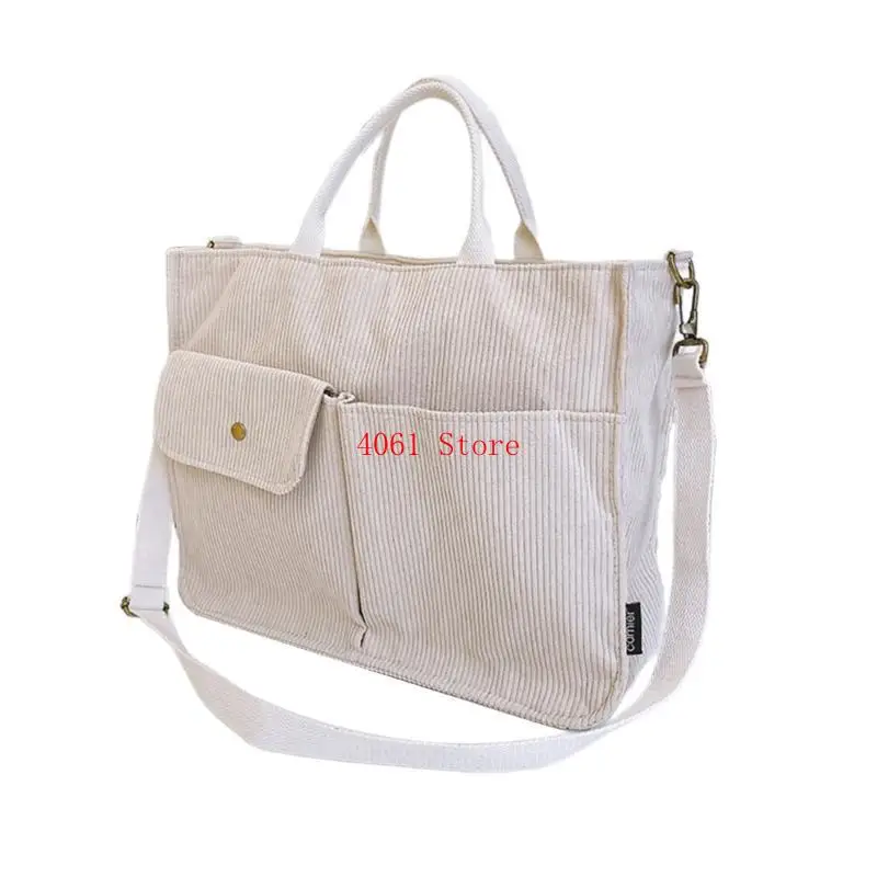 

Modern Corduroy Shoulder Bag Stylish Handbag for Women for Various Occasions