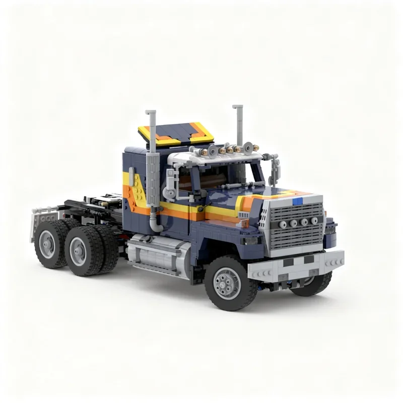 

NEW 2442PCS MOC 1:17 Scale RC LTL9000 Engineering Container Tractor And Trailer Truck DIY Creative ChildToy Gift TechnologyBlock