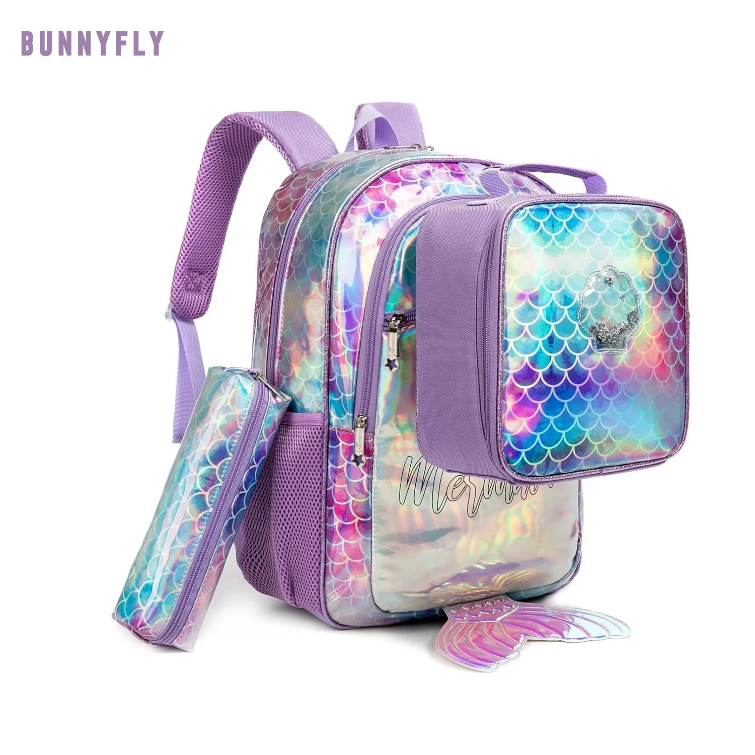 

Dropshipping Children Backpack for Girls Cute Backpacks for School Primary Students School Bags with Lunch Bag Kids Book Bags