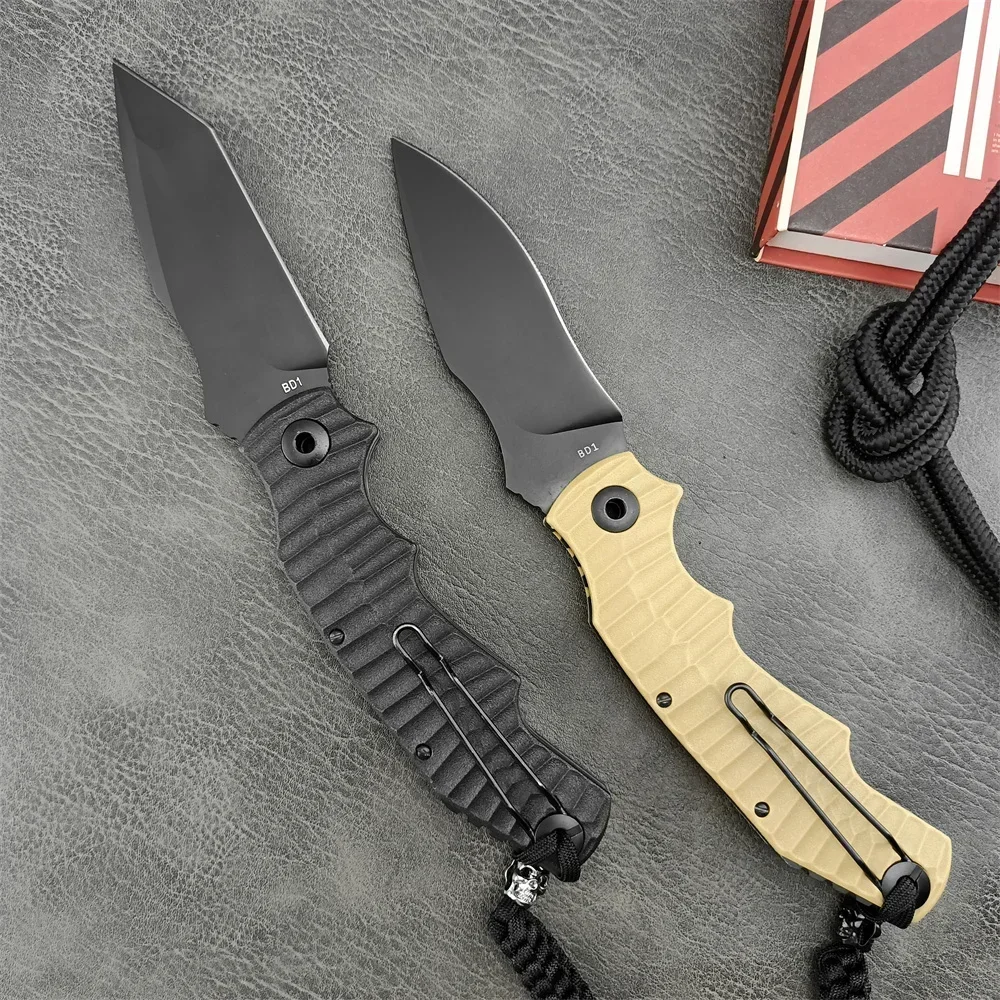 Pohl Force BD1 Pocket folding knife D2 steel blade portable fruit knife Utility EDC multi-purpose cutting knife men's gift