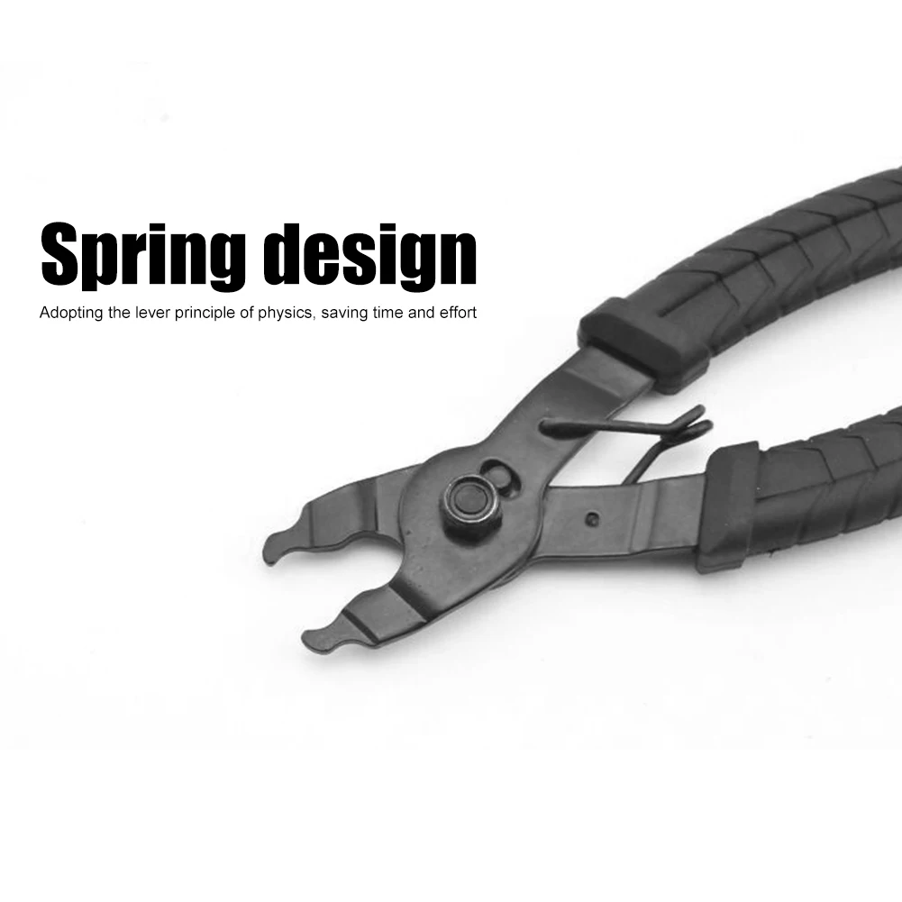 

Инструмент для быстрого разъединения велосипедной цепи, портативные клещи для цепи, разъем для цепи с противоскользящей рукояткой, инструмент для обслуживания, снятия и ремонта