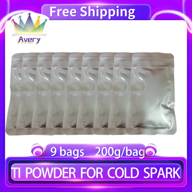 Avery Ti Powder for Cold Spark Stage Machine Effects Dmx Fountain Sparkular Consumables Dj Bar Wedding Party Disco In/Outdoor