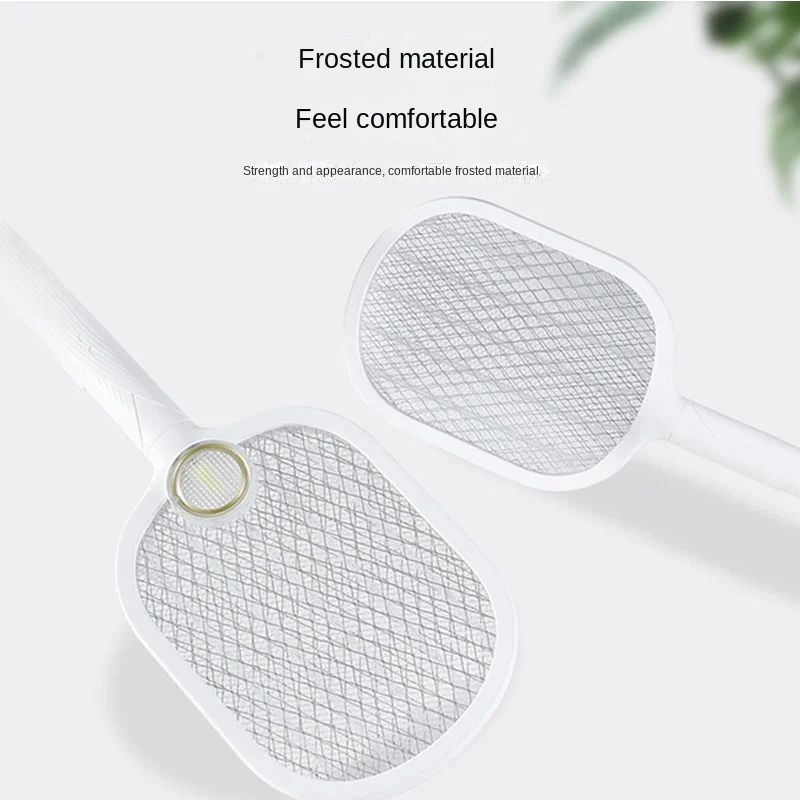 Two-in-one Electric Mosquito Swatter Rechargeable Household Multi-function Mosquito Killer Electric Fly Swatter Battery Dual-use