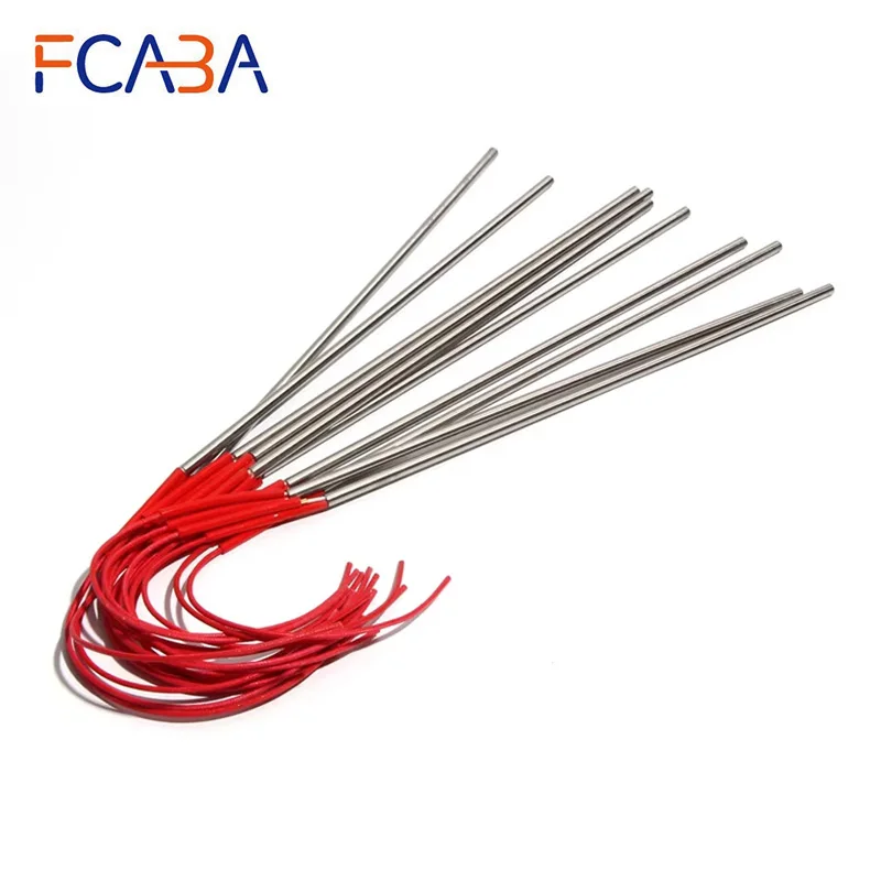 5PCS 8mm 380 ~ 500mm 201SUS Riscaldatore a cartuccia 110V/220V/380V Tubo di riscaldamento 750W/800W/840W/900W/1000W Elemento di resistenza