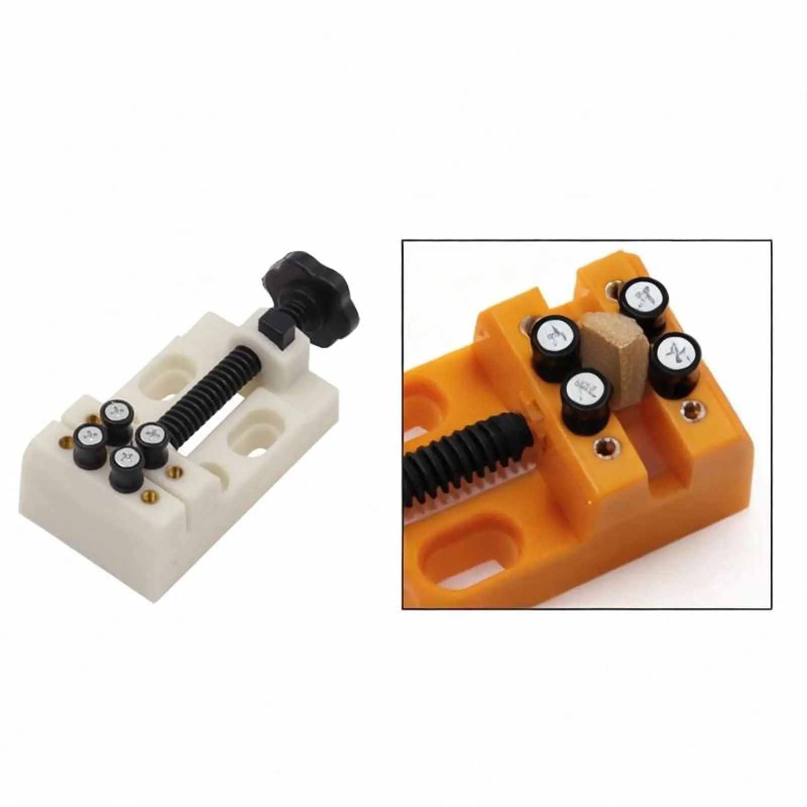 Mini Drill Press Vise Clip Mini Flat Clamp Hand Fixed Pliers Multiuse Parallel Jaw Vice Table Bench Vice for Craft Carving