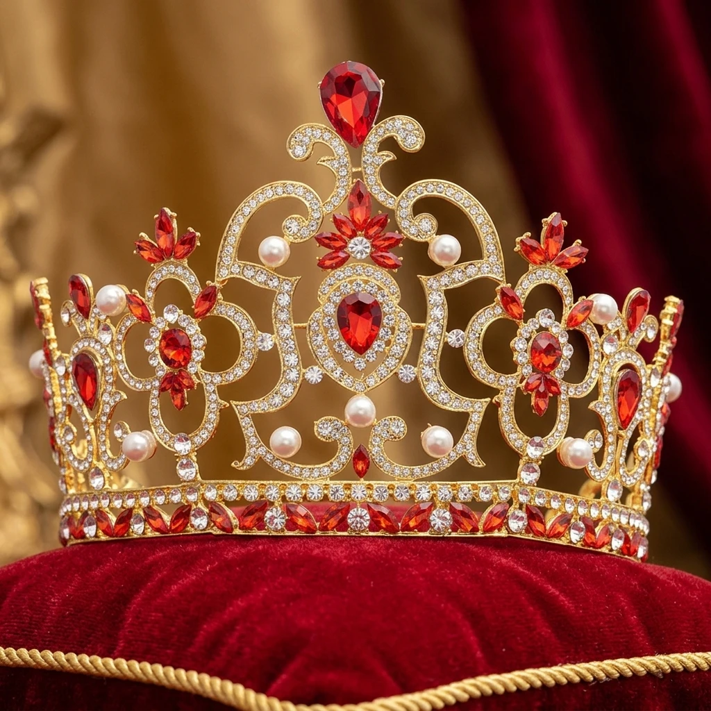 corona-de-aleacion-roja-con-diamantes-de-imitacion-para-actuaciones-en-escenario-juego-de-2-piezas-con-acabado-galvanizado-duradero-para-adultos-y-ninos