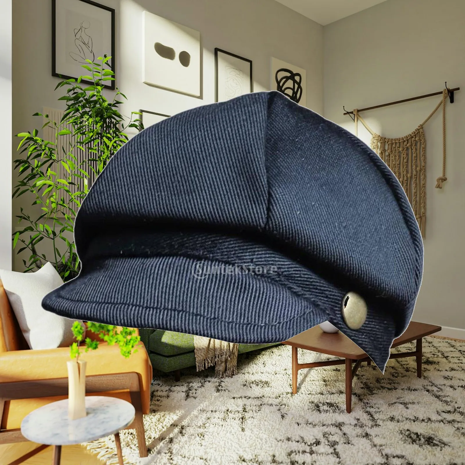 Doll Hat Timeless Newsboy Cap Textile BJD Accessory for Blythe Dolls and