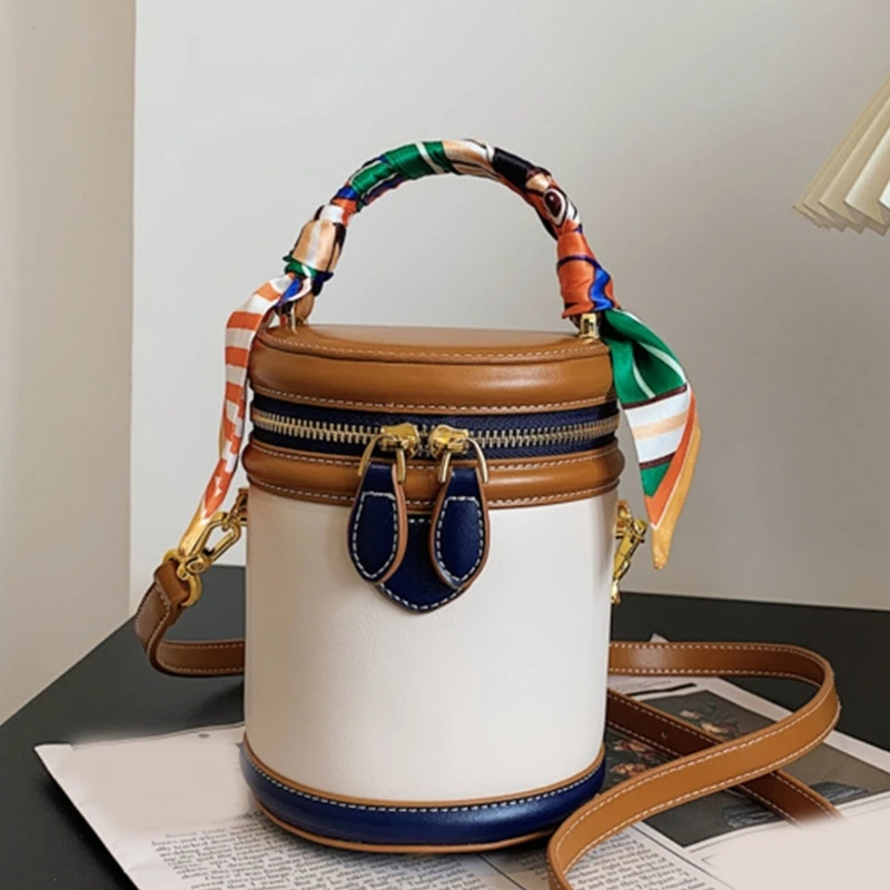 

A3PE Women Bucket Bag Simple Shoulder Bag Shopping Bag Fashionable Crossbody Bag