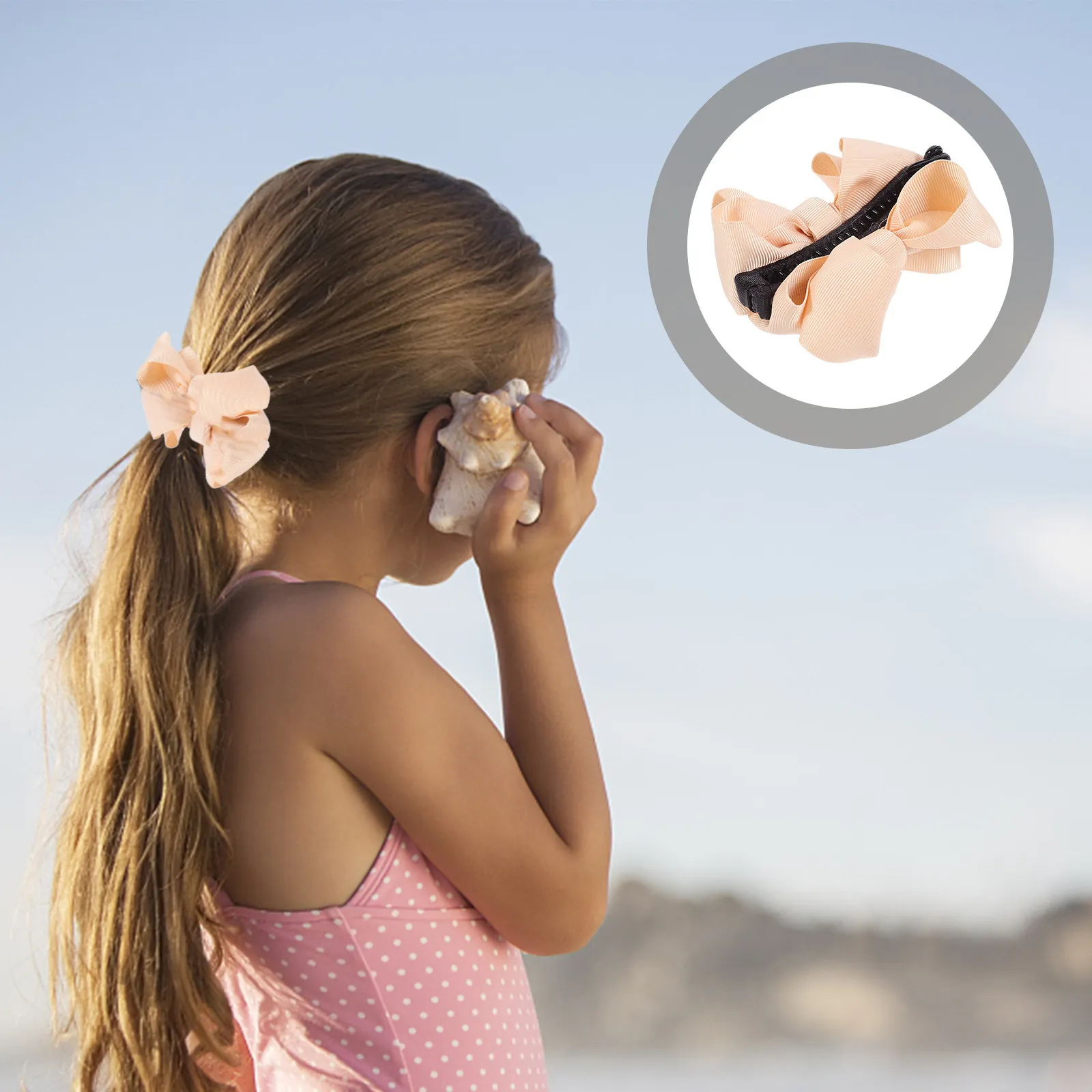 

1Pcs Butterfly Bowknot Hair Clip Fasten Hair in Seconds Elegant Portable Ponytail Holder for Women Beach Party Work