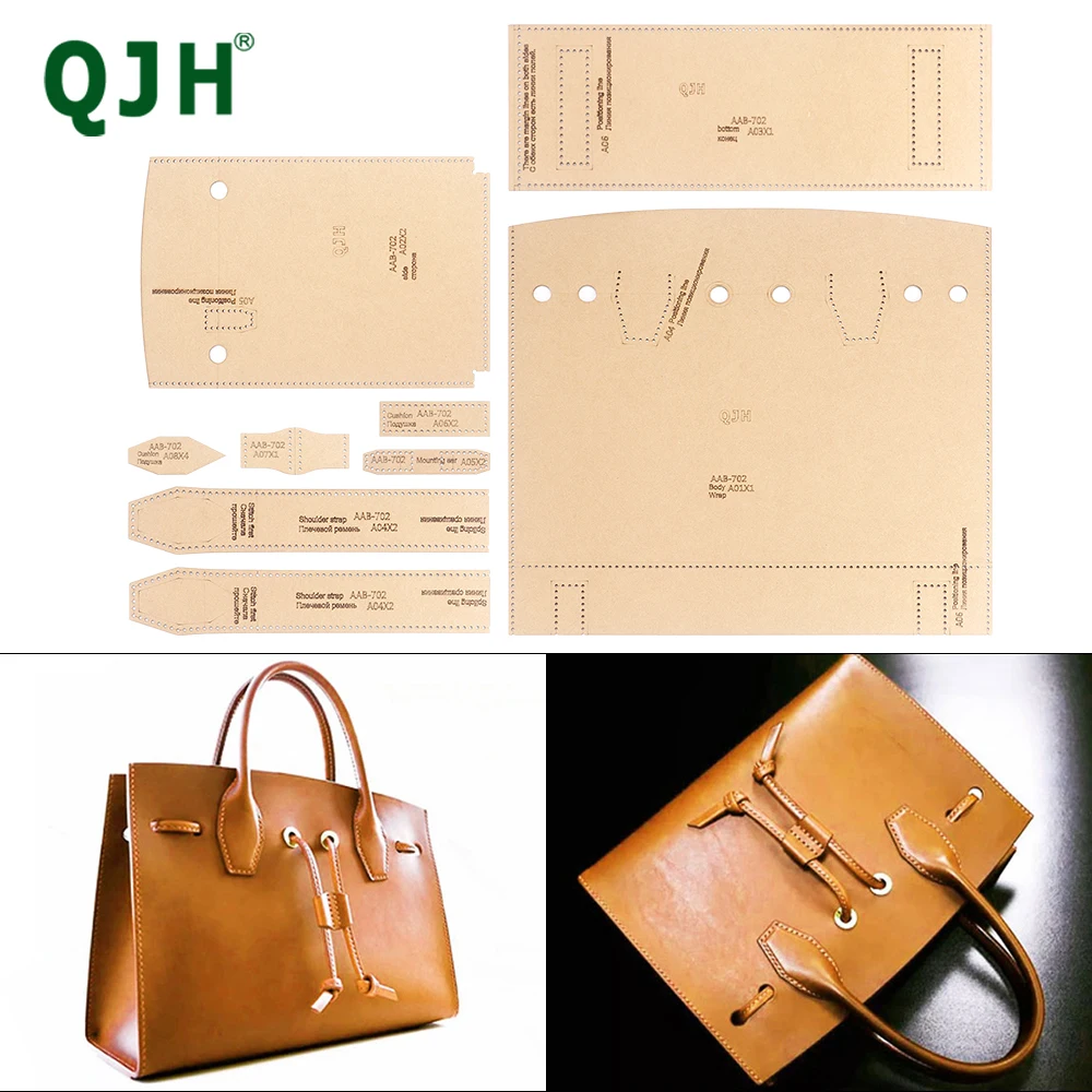 Women Bags Ru - 1set DIY lederen draagtas papieren sjabloon,