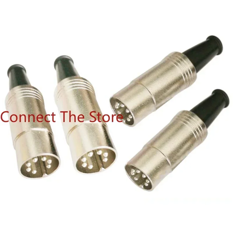

2PCS Manufacturers Supply S Terminal Big D7PIN Metal Nickel Plated Computer Connector High-grade Medical Mouse Plug 7P
