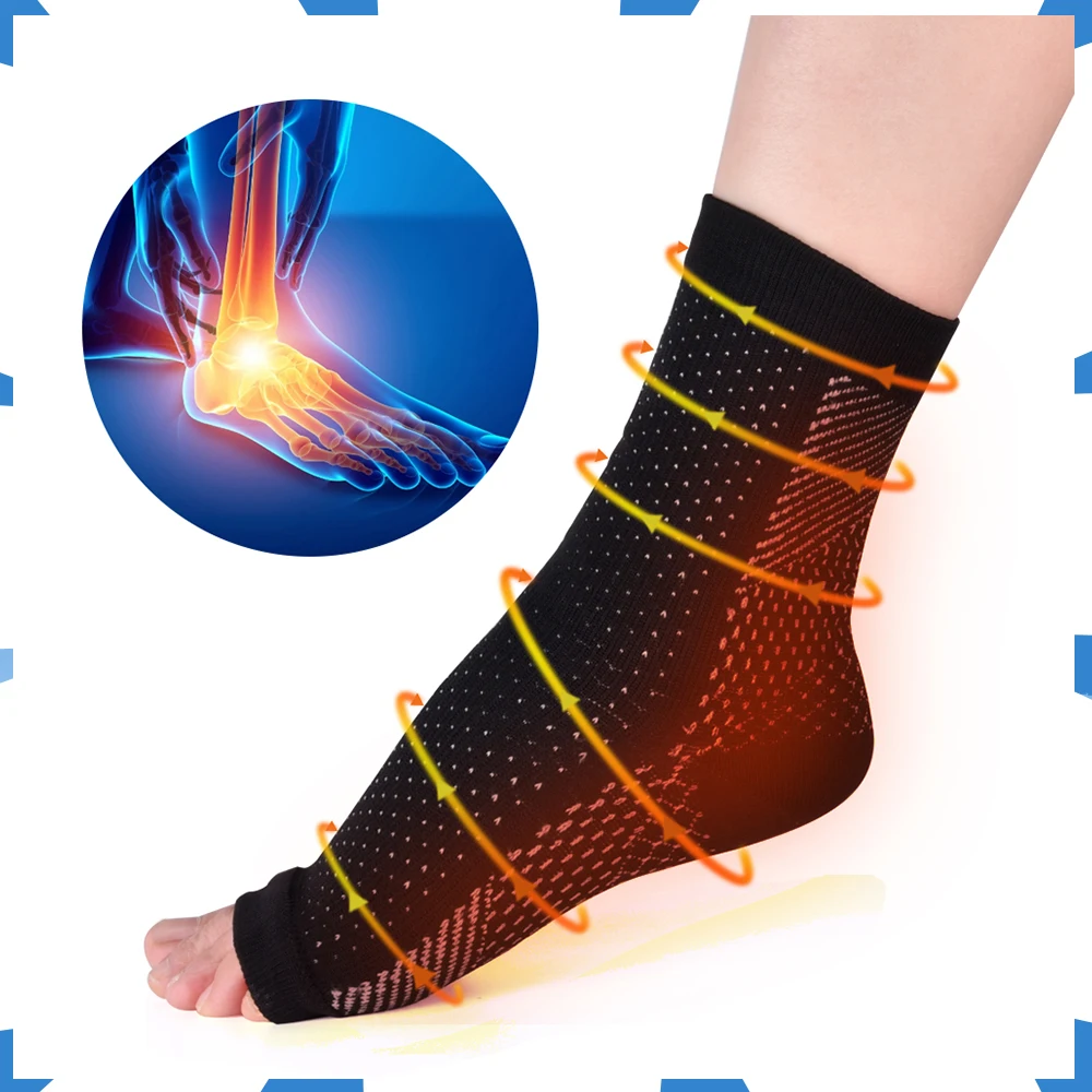 Anti-fatigue Ankle Heels Support Compression Sleeves Foot Support Sports Pain Relief Socks Foot Care Tools