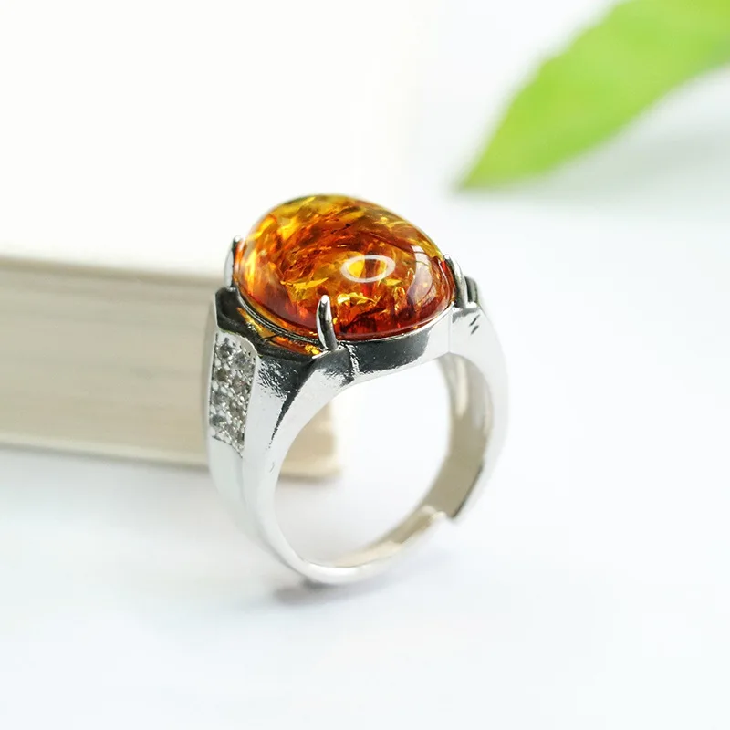 Natural Amber Ring …