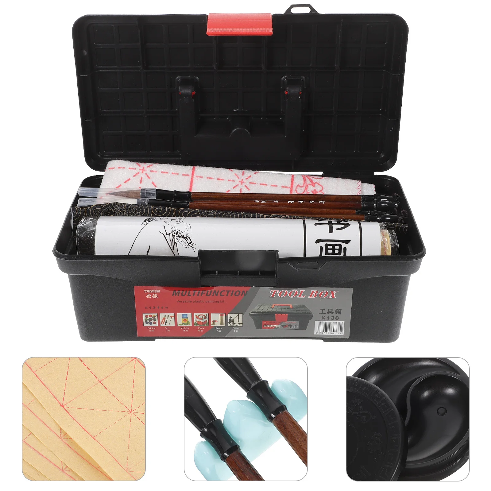 

1Set Calligraphy Cloth Kit Reusable Writing Mat Household Daily Use Folding Beginner Study Accessory Kids Art Practice