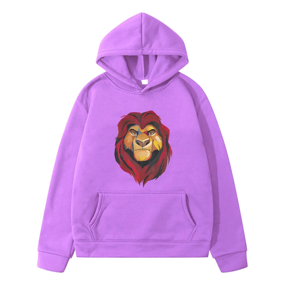 

Mufasa The Lion king print anime hoodie Fleece sweatshirt jacket Autumn Kawaii hoodies pullover y2k sudadera kids clothes girls