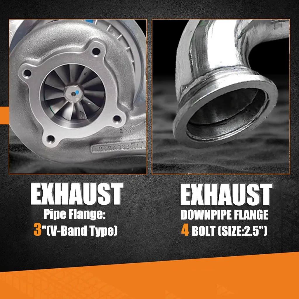 Auto 4 Bolt Exhaust Flange Adapter 2.5\