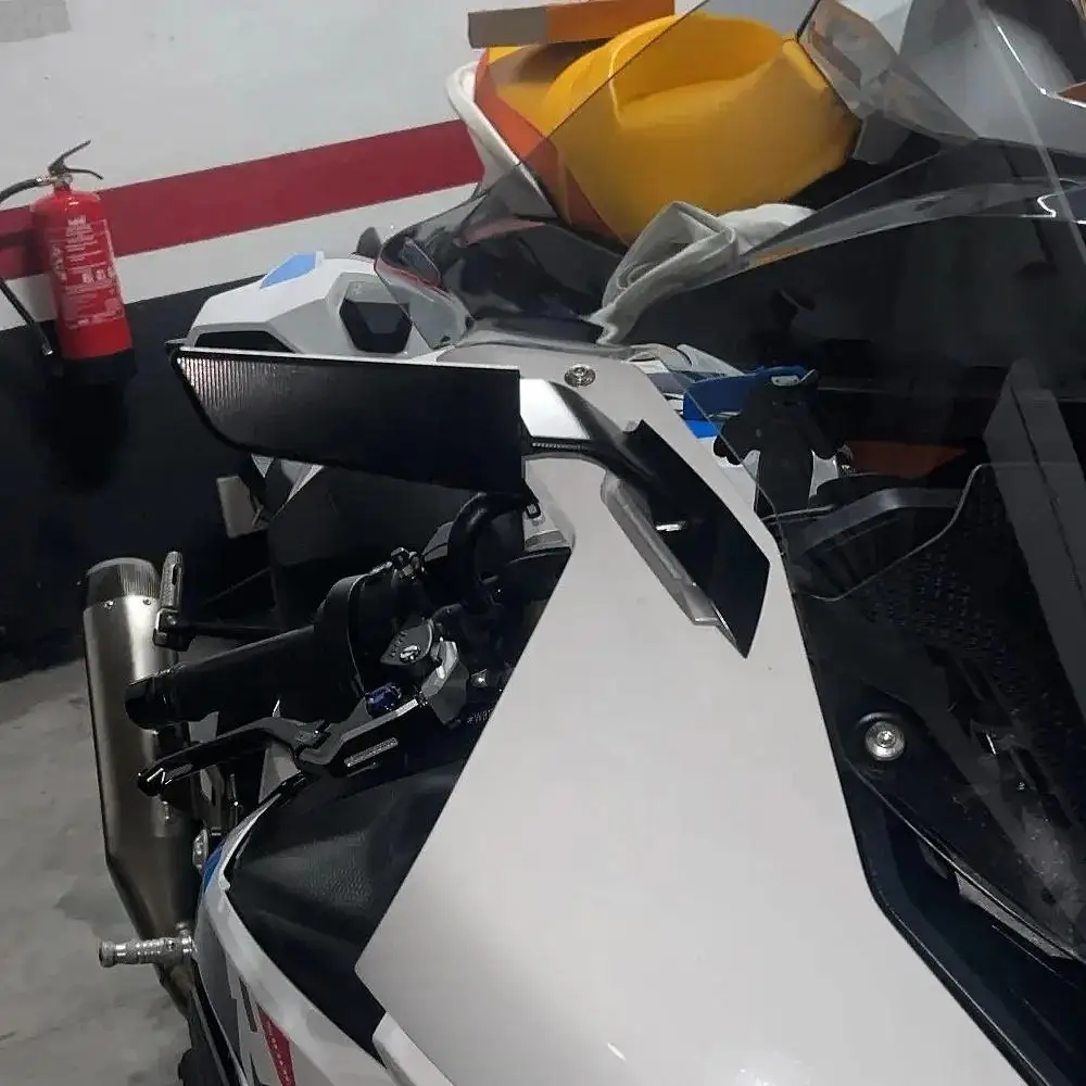 Motorcycle Rearview Rear View Side Mirrors With LED Light For BMW S1000RR S1000 RR S 1000 RR 2019 2020 2021 2022 2023 2024 2025 5