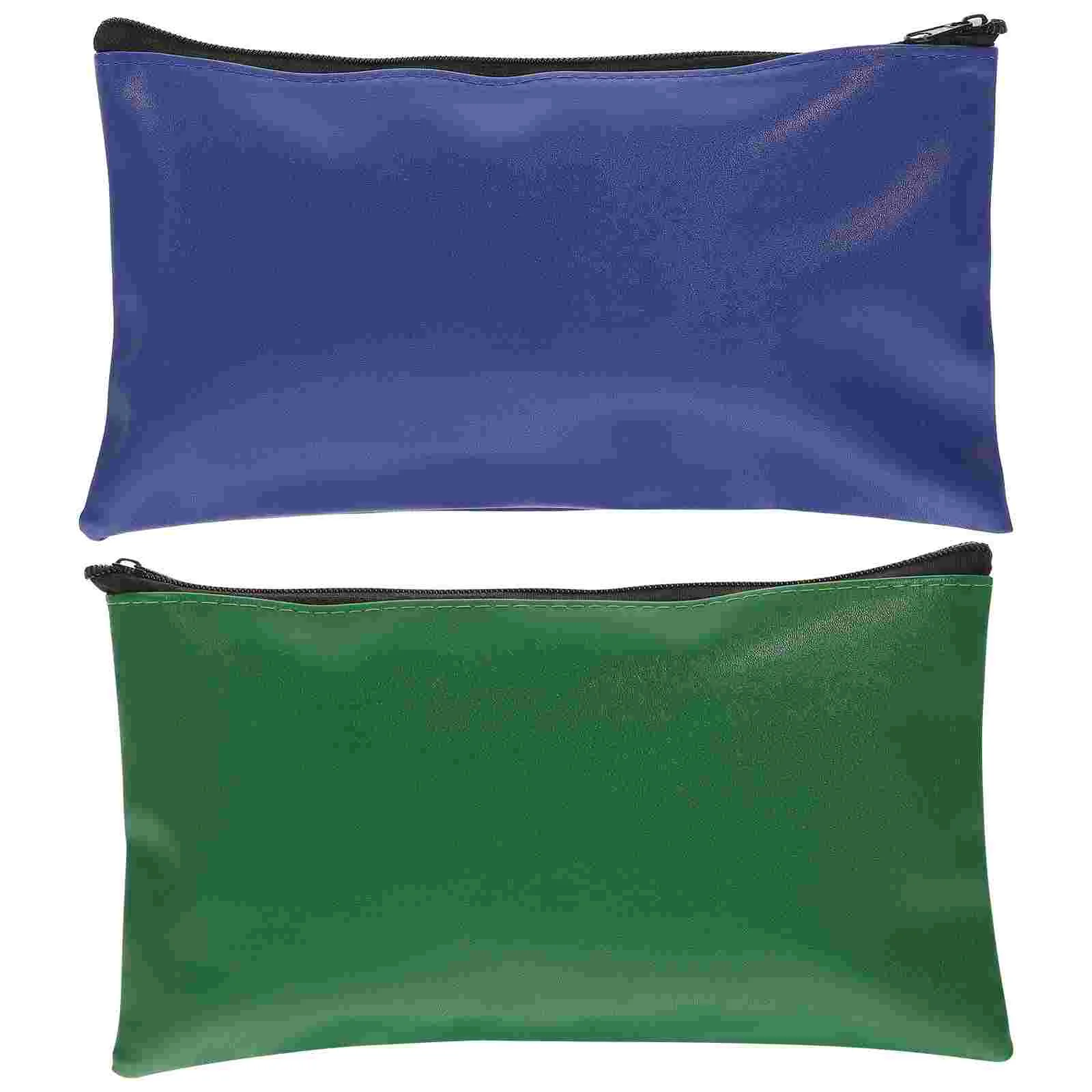 2 шт. водонепроницаемая сумка для депозитов, органайзер для хранения документов, офисный держатель, папка