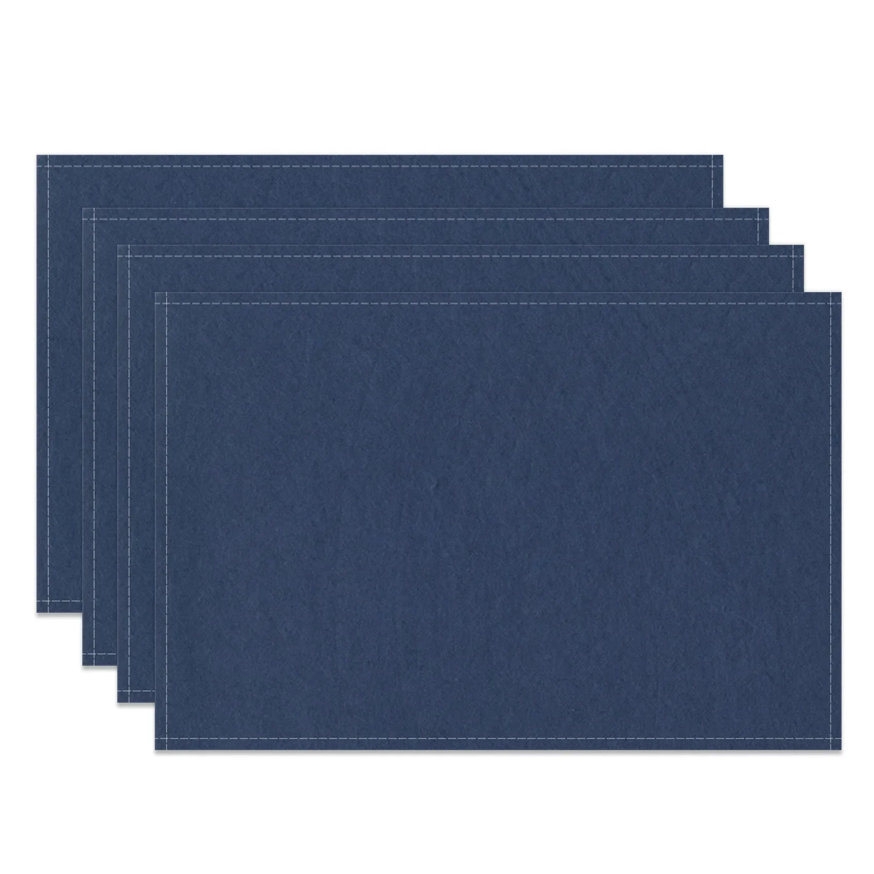 1PC Minimalist Solid Color Table Mats Simple Placemats Linen Fabric Dining Kitchen Office Decor Waterproof Heat Resistant
