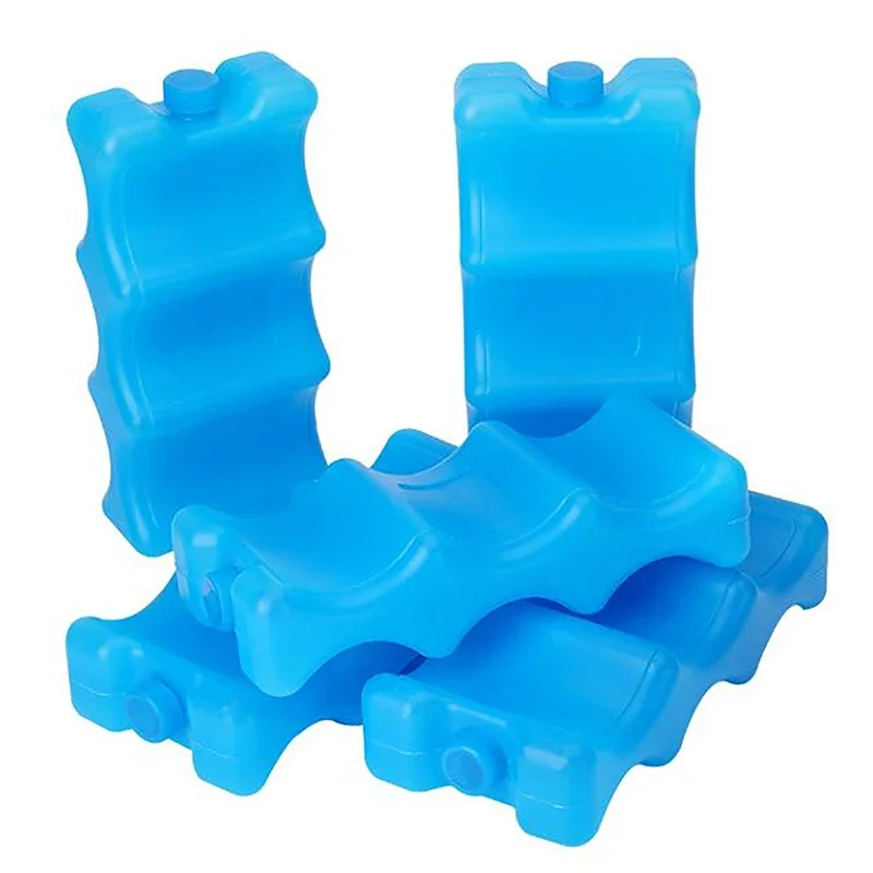 Gel Freezer Ice Blocks Picnic Travel Lunch Reusable Cool Cooler Pack Bag Water Injection Box For FRESH Food Storage view 4
