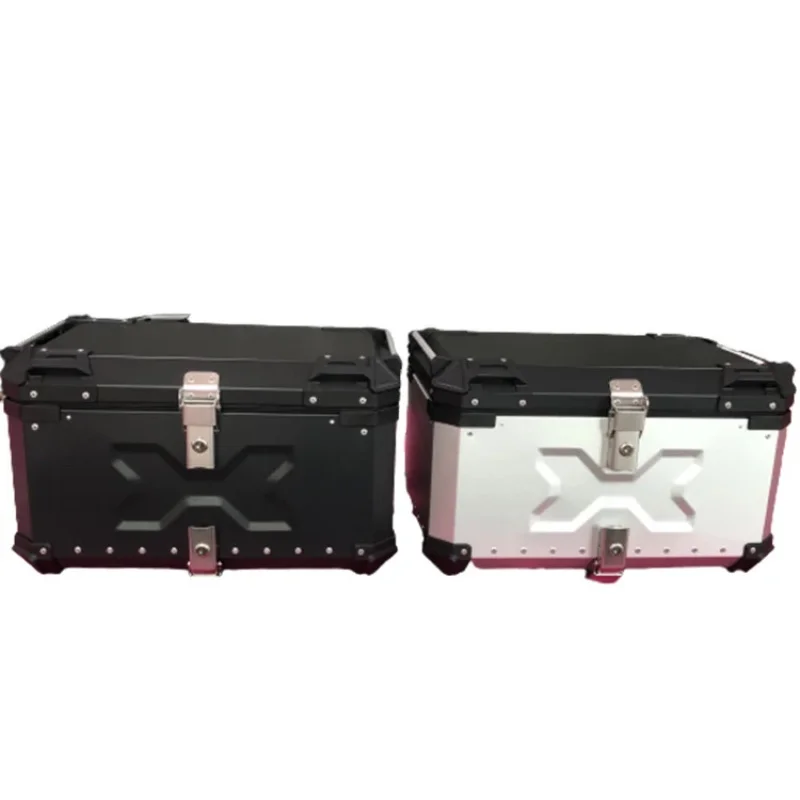 

65l Large-capacity Waterproof Top Box Motorcycle Aluminum Alloy Tail