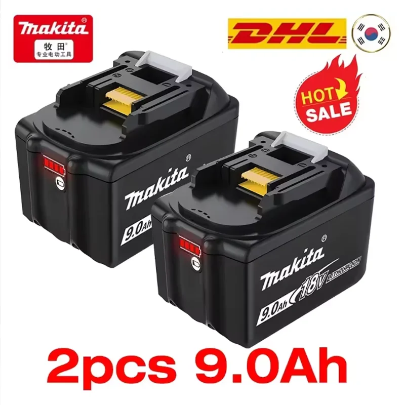 

BL1850 makita 18v 9ah original battery bl1830 bl1860 bl1850B tool batteries compatible For Makita 18 Volt wireless grinder