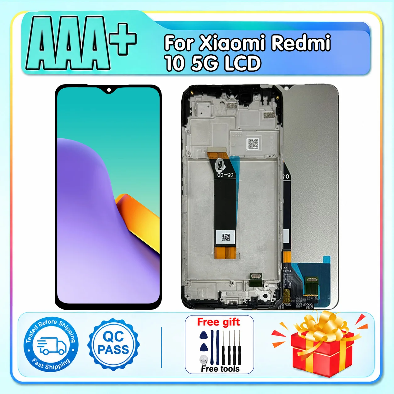 IPS LCD For Xiaomi Redmi 10 5G LCD 22041219G Display Touch Screen Panel For Poco M5 Display Digitizer Assembly Replacement Parts
