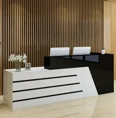 Premium Functional Simple Modern Front Desk Reception Desk Reception Desk Education and Training Bar Customized