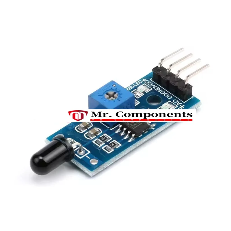 1PCS IR Flame Detection Sensor Module Fire Source Detector Infrared Receiver Board LM393 3.3V-5V Adjustable for Arduino Diy New