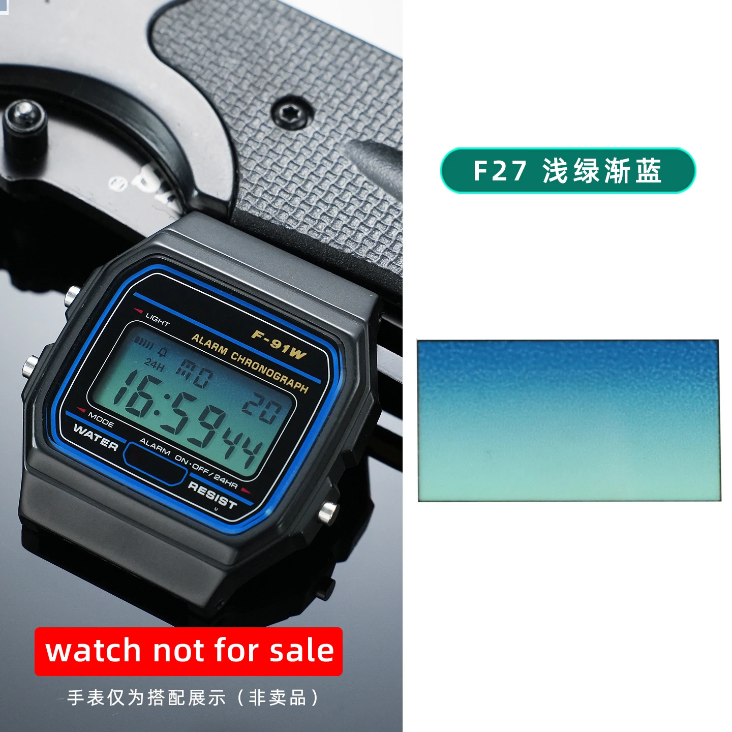 28 verschiedene Farbfolien für Display-Bildschirme, DIY-Aufkleber im Ins-Stil, HD-Folienaufkleber für Casio F91 A158 A159 A168 F105 – Detail 32